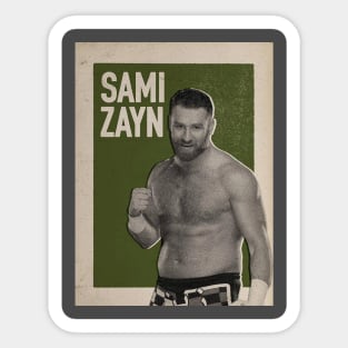 Sami Zayn Vintage Sticker
